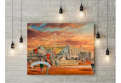 Preston North End FC Deepdale Stadium 'Going to the Match' Wall Art Canvas